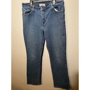 Vintage 90s Levi’s 550 Relaxed Boot Cut Jeans Womens Size 12 Long Blue Denim